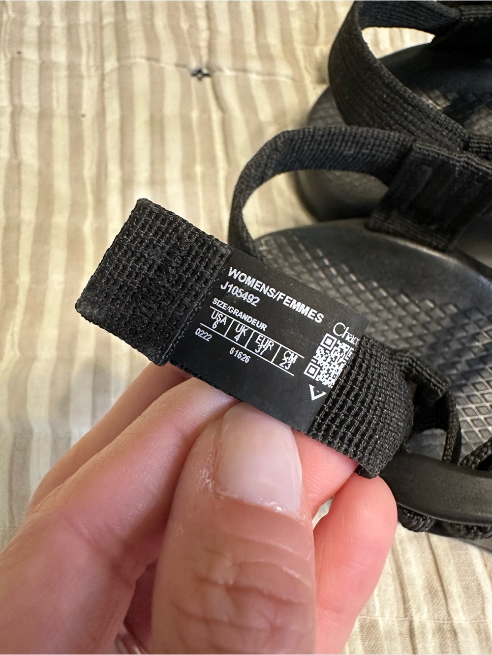 Chaco Women's Black Strappy Outdoor Sandals - Picture 5 of 5